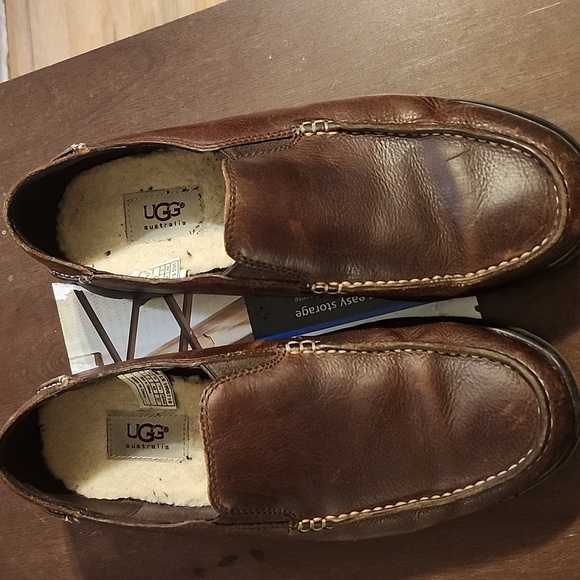 UGG Men's Brown Loafers - Picture 2 of 9